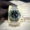 Đồng hồ Rolex Submariner Green Benzel Mặt Số Đen 40mm Replica