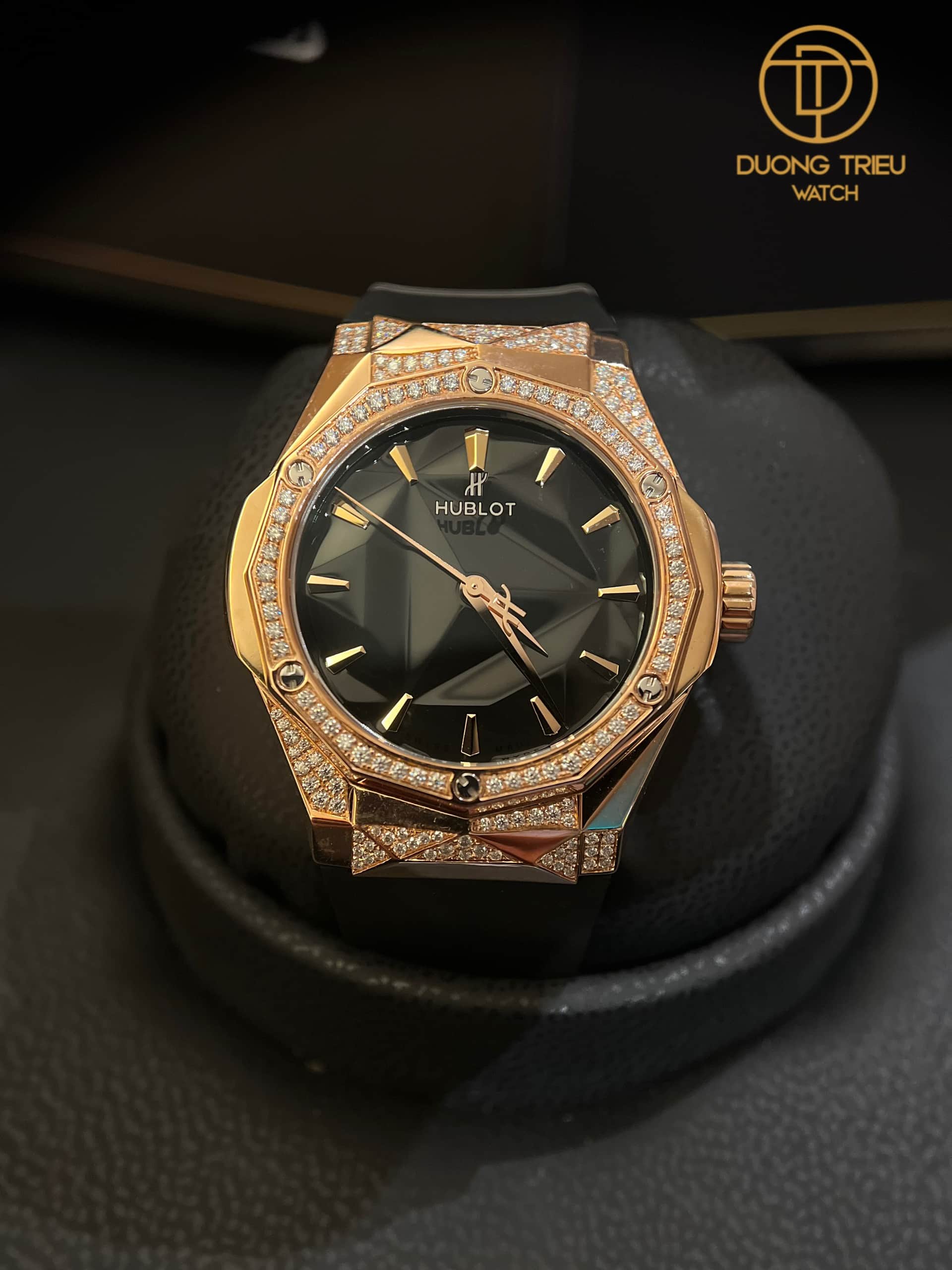 Đồng hồ Hublot Classic Fusion Orlinski đính kim cương Moisante Rose Gold 39.9mm rep 1 1