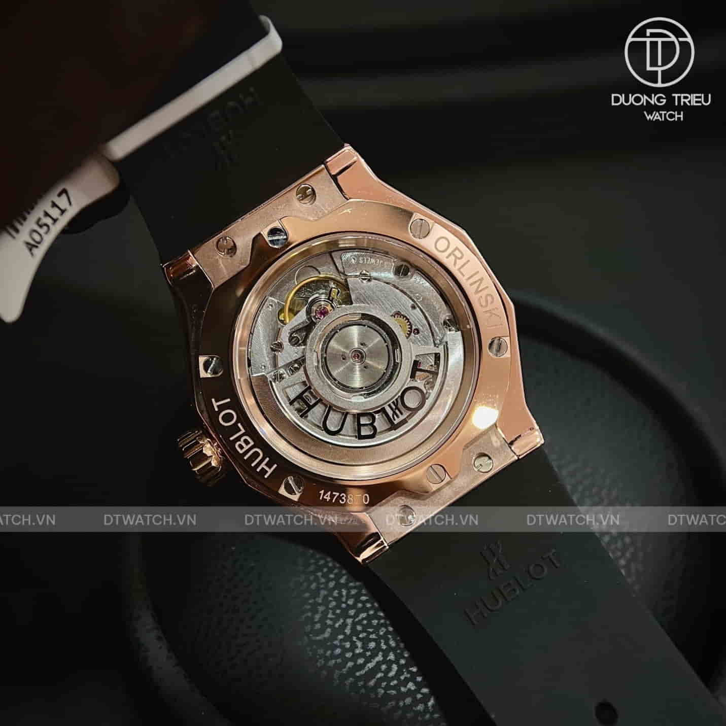 Đồng hồ Hublot Classic Fusion King Gold Diamonds the best quality replica