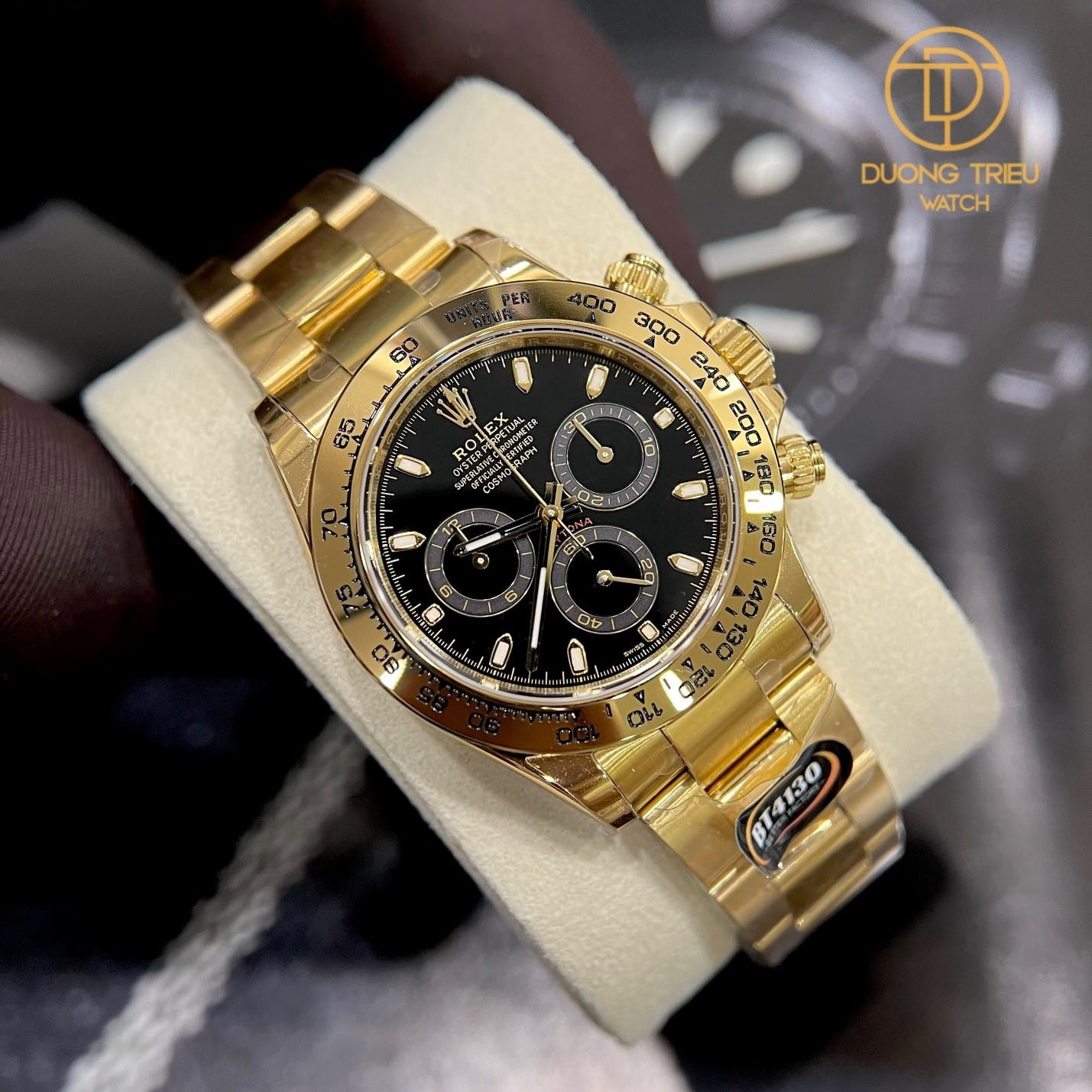 Giới thiệu về Đồng Hồ Rolex daytona 116508LN 40mm Chronograph 4130 Replica