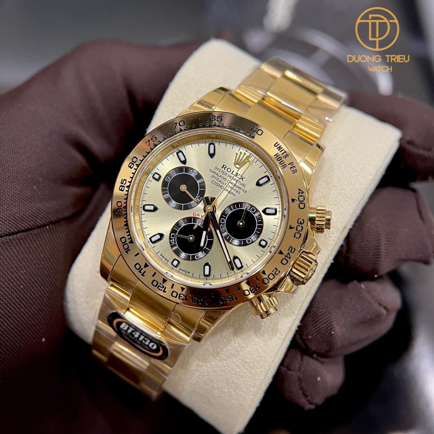 Đồng Hồ Rolex daytona 116518LN 40mm Chronograph 4130 Replica