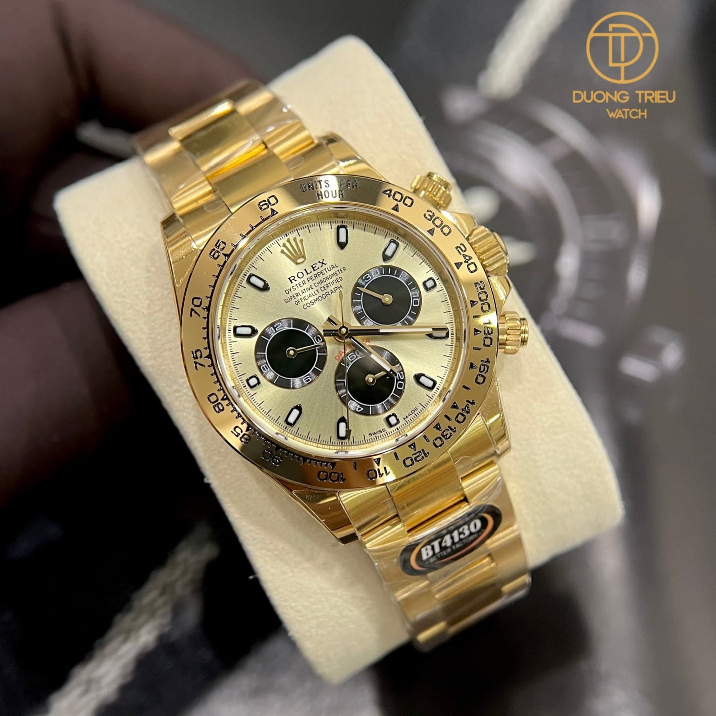 Đồng Hồ Rolex daytona 116518LN 40mm Chronograph 4130 Replica