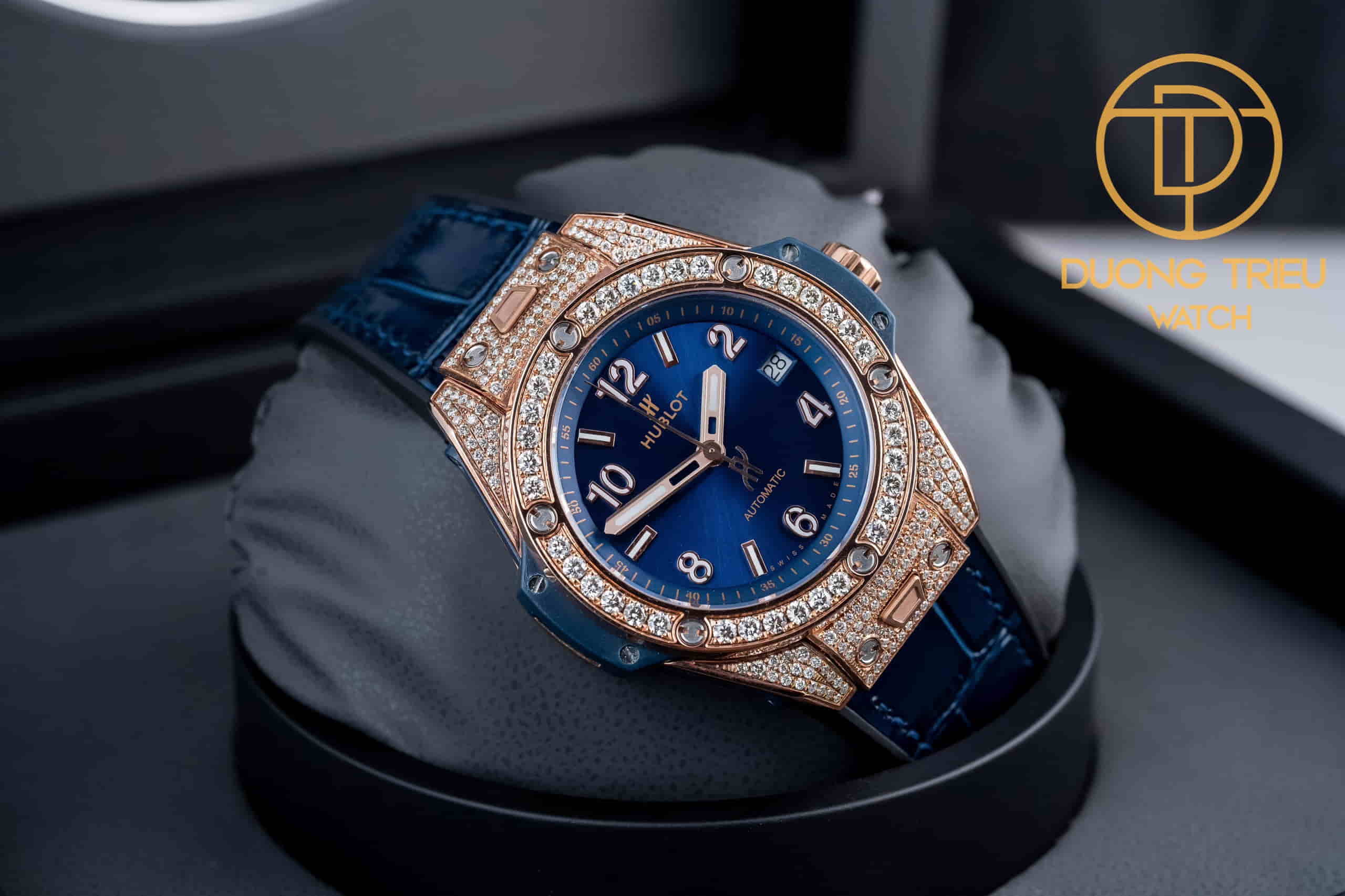 Hublot Bigbang Oneclick Spirit 39mm Nạm Full Kim Cương Tự Nhiên Replica 1:1 19 HUBLOT BIGBANG SPIRIT 39MM ROSE GOLD VIP REPLICA 11 NEW 2022