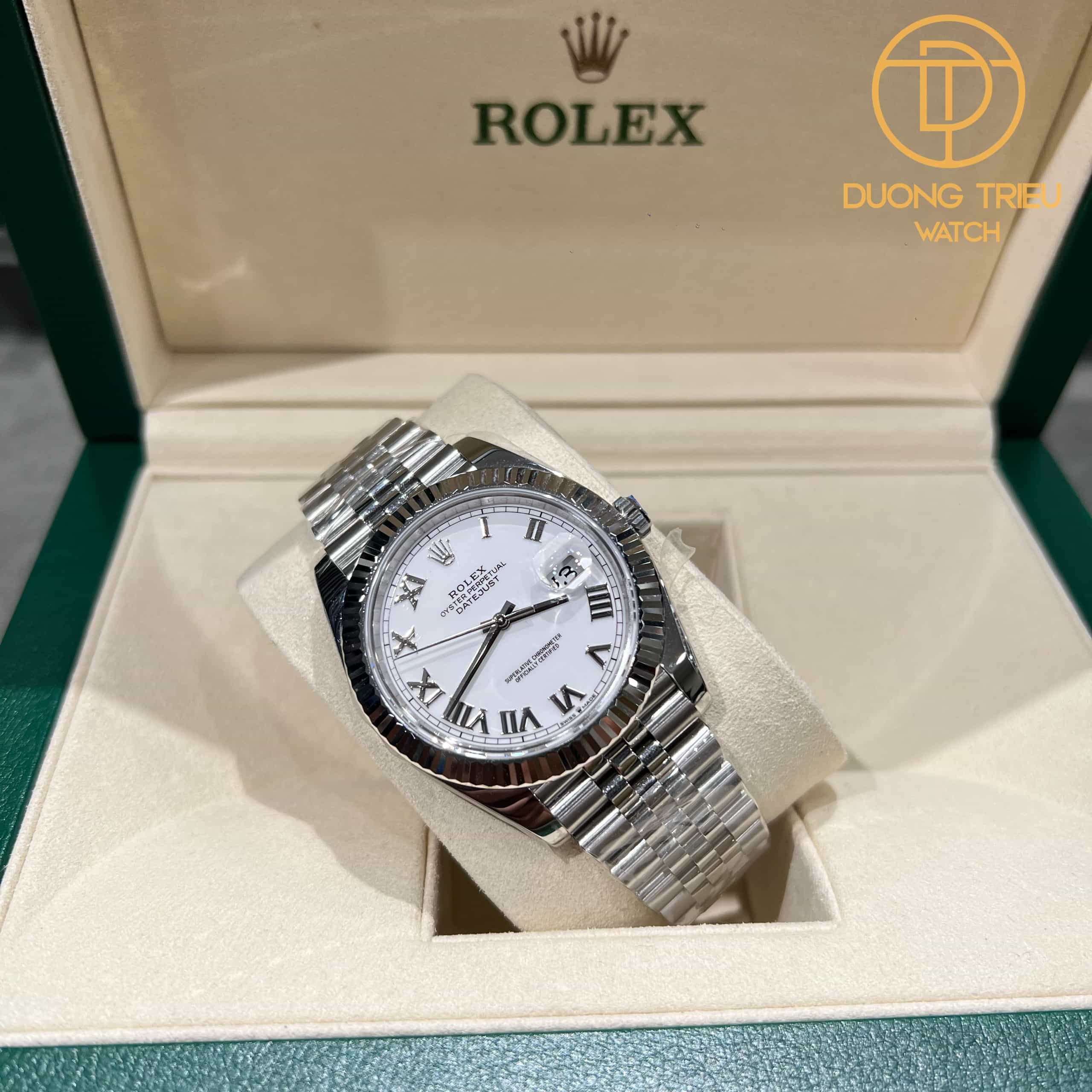 Đồng Hồ Rolex Datejust 126334 Dial Cọc La Mã Replica 1:1 New 2023 17 Đồng Hồ Rolex Datejust 126334 Dial Cọc La Mã Replica 1:1 New 2023