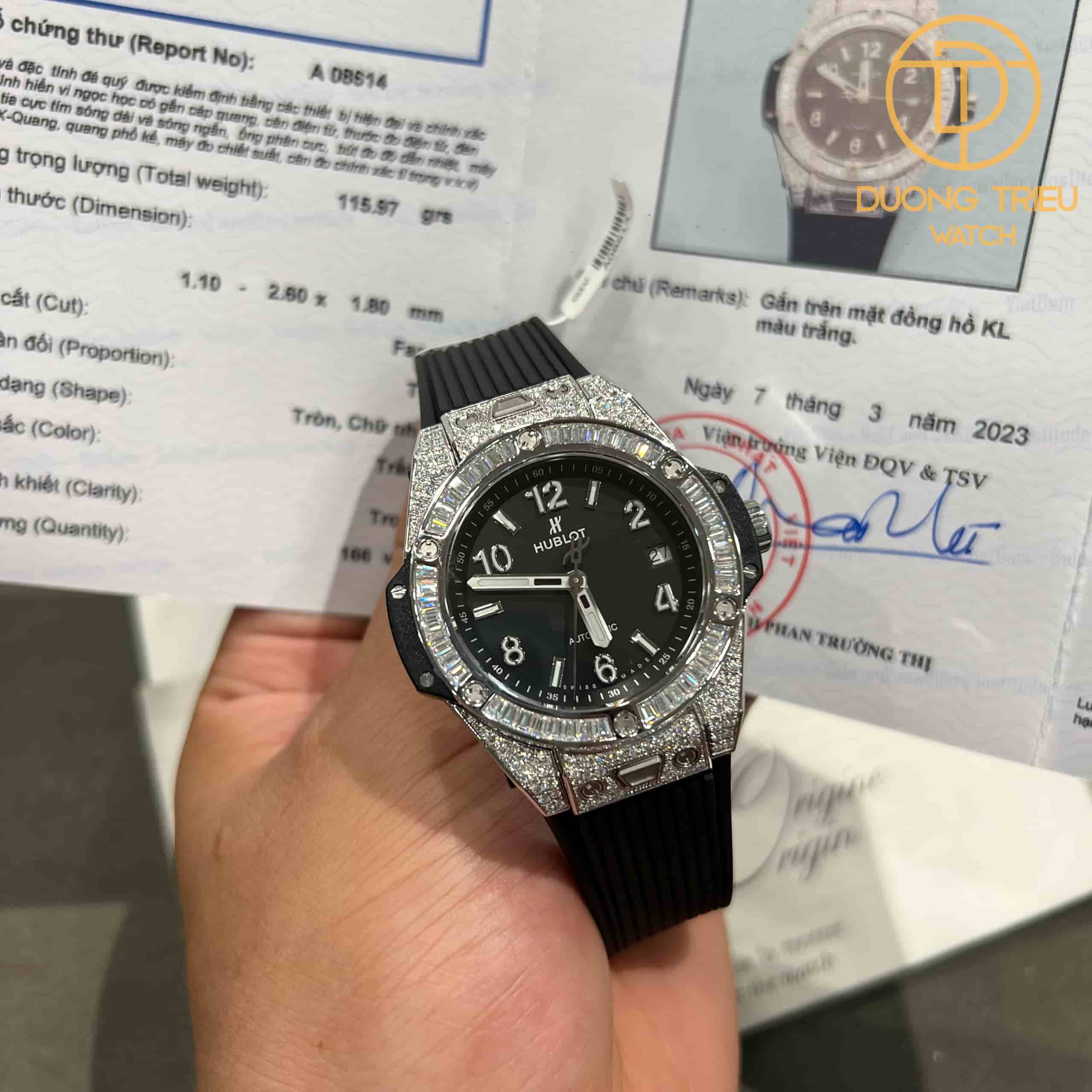 Đồng Hồ Hublot Bigbang Unisex Nạm Full Vỏ Moissanite Viền Baguet Custom Top Quality 1 1 New 2023 20 Đồng Hồ Hublot Bigbang Unisex Nạm Full Vỏ Moissanite Viền Baguet Custom Top Quality 1 1 New 2023