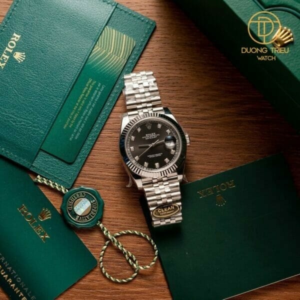 Đồng Hồ Rolex Datejust Dial Black 41mm 126234 Rep 1 1 cao cấp - ảnh 2