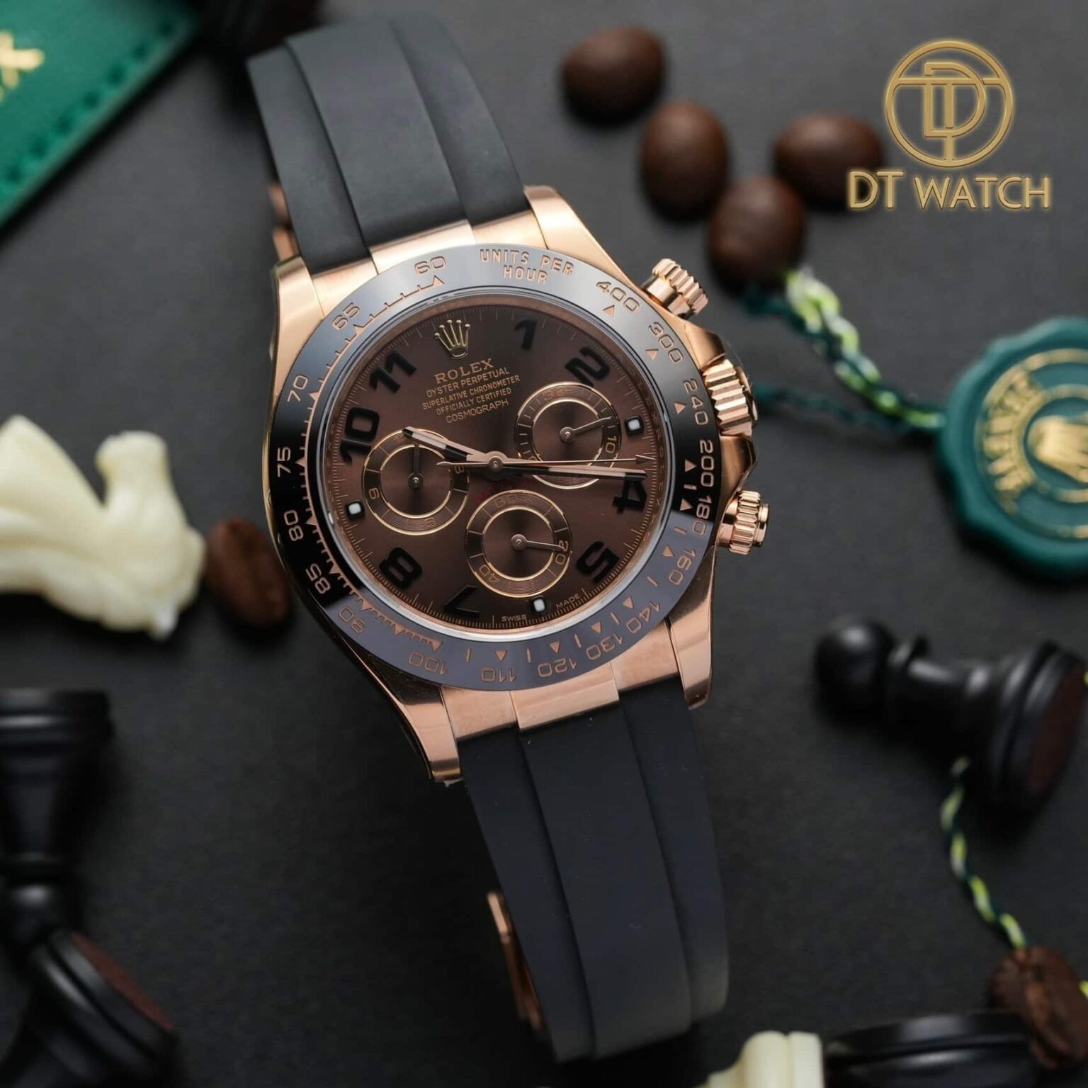 Đồng hồ Rolex Daytona 40mm 116515Ln Cosmograph Chocolate Cọc số Ả Rập Rep 1 1 - ảnh 1