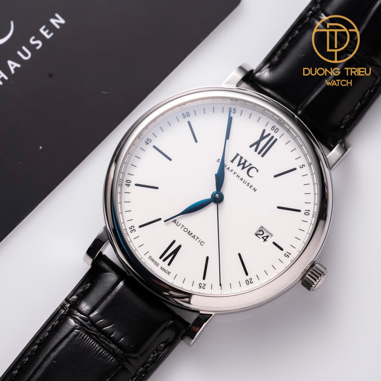 Đồng Hồ IWC Portofino Automatic phiên bản thép Size 40mm IW327004 Custom Top Quality 1:1 New 2023 10 Đồng Hồ IWC Portofino Automatic phiên bản thép Size 40mm IW327004 Custom Top Quality 1:1 New 2023