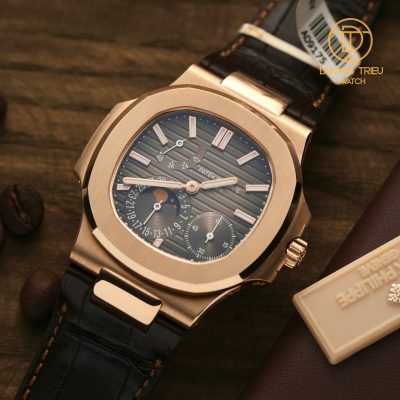 Đồng Hồ Patek Philippe Nautilus 5712r-001 40mm Vàng Nguyên Khối 18k Custom Top Quality 1:1 New 2023