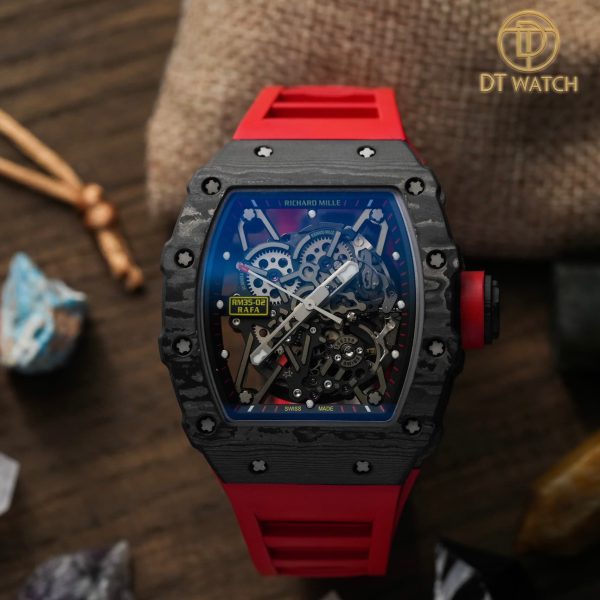 Đồng Hồ Richard Miller 35-02 Full Vỏ Carbon Quazt 44MM Top Quality 1:1 New 2023