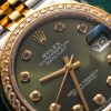 Đồng Hồ Rolex Datejust 31mm 278383 Dial Green Niềng Độ Đá Cao Cấp Custom Top Quality 1:1 New 2023