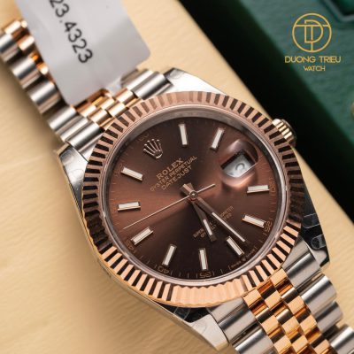 Đồng Hồ Rolex Datejust 41mm 126231 Bọc Vàng 18k Custom Top Quality 1:1 New 2023