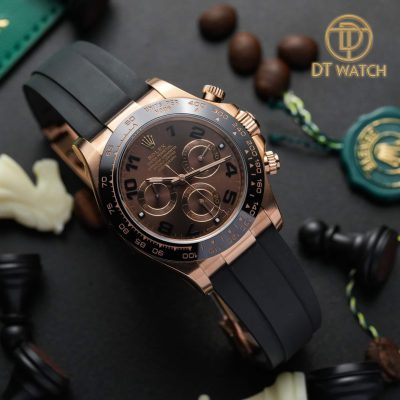 Đồng Hồ Rolex Daytona 116515Ln 40MM Cọc Số Học Trò Mạ Vàng Hồng 18K Top Quality 1:1 New 2023