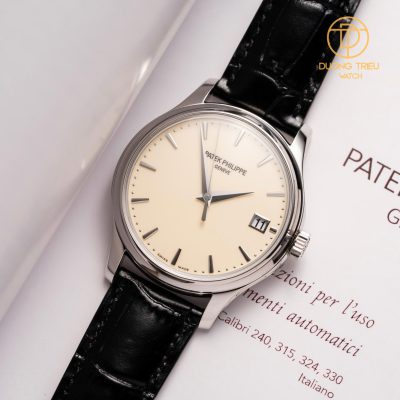 Đồng Hồ Patek Philippe Calatrava 39mm Zf Factory Custom Top Quality 1:1 New 2023