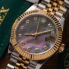 Đồng Hồ Rolex Datejust 31mm 278271 Demi Bọc Vàng 18k Xà Cừ Tím Custom Top Quality 1:1 New 2023