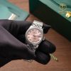 Đồng Hồ Rolex Datejust 31mm 279384 Dial Hồng Phấn Niềng Độ Đá Cao Cấp Custom Top Quality 1:1 New 2023