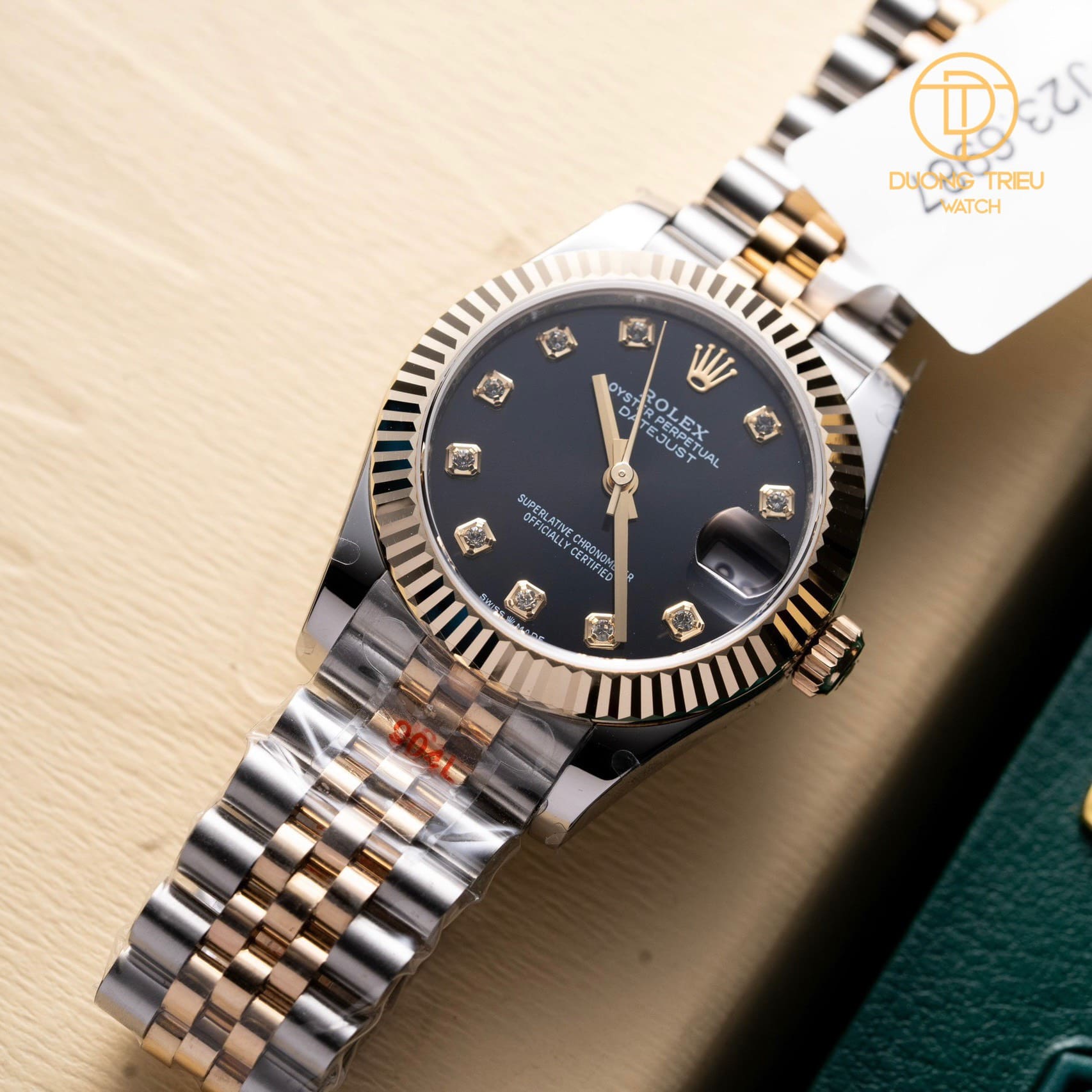 Đồng Hồ Rolex Datejust 31mm Demi Chế Tác Bọc Vàng 18k 13 Đồng Hồ Rolex Datejust 31mm Demi Chế Tác Bọc Vàng 18k