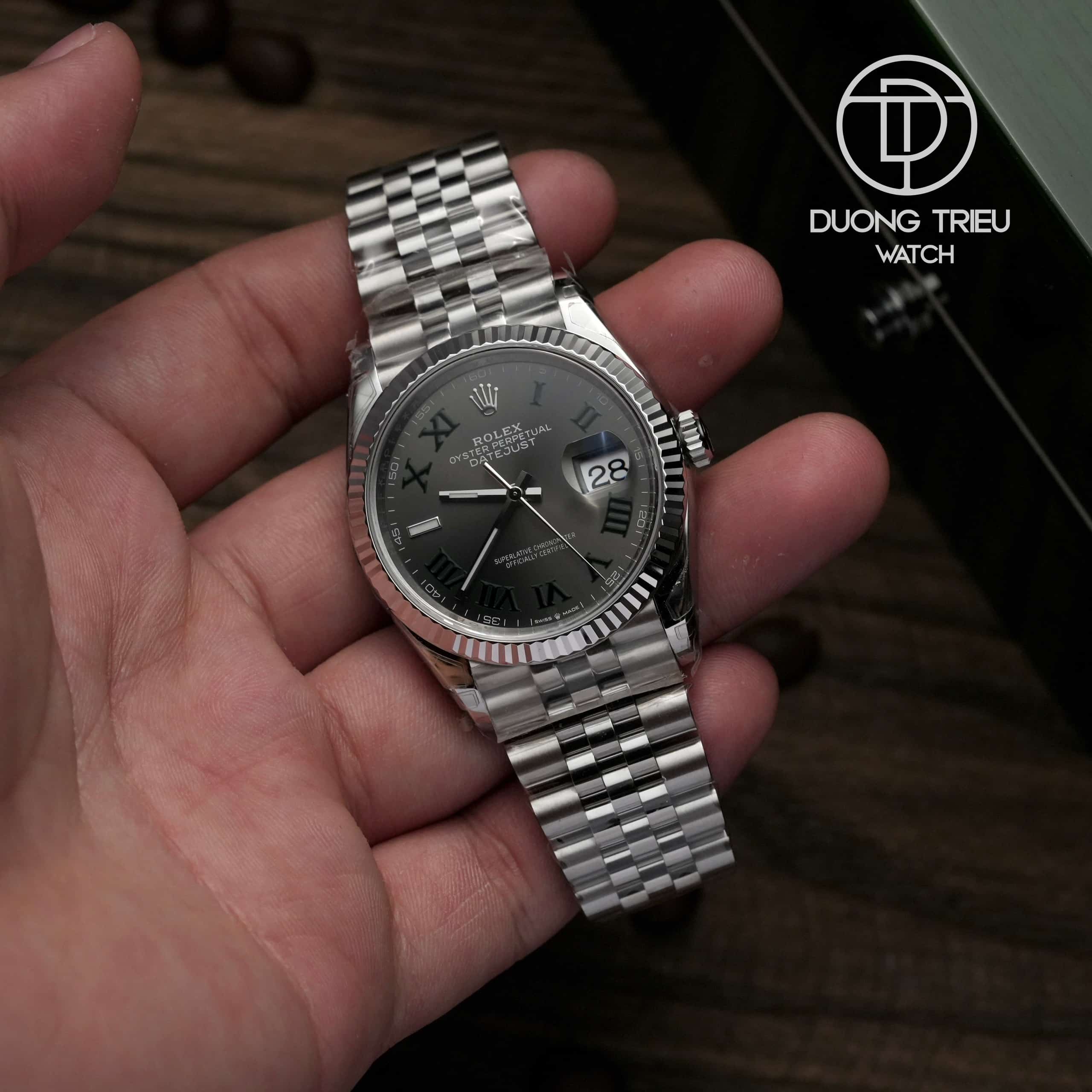 Đồng Hồ Rolex Datejust 36mm 116234 Mặt Số Xám Cọc Số La Mã 13 Đồng Hồ Rolex Datejust 36mm 116234 Mặt Số Xám Cọc Số La Mã