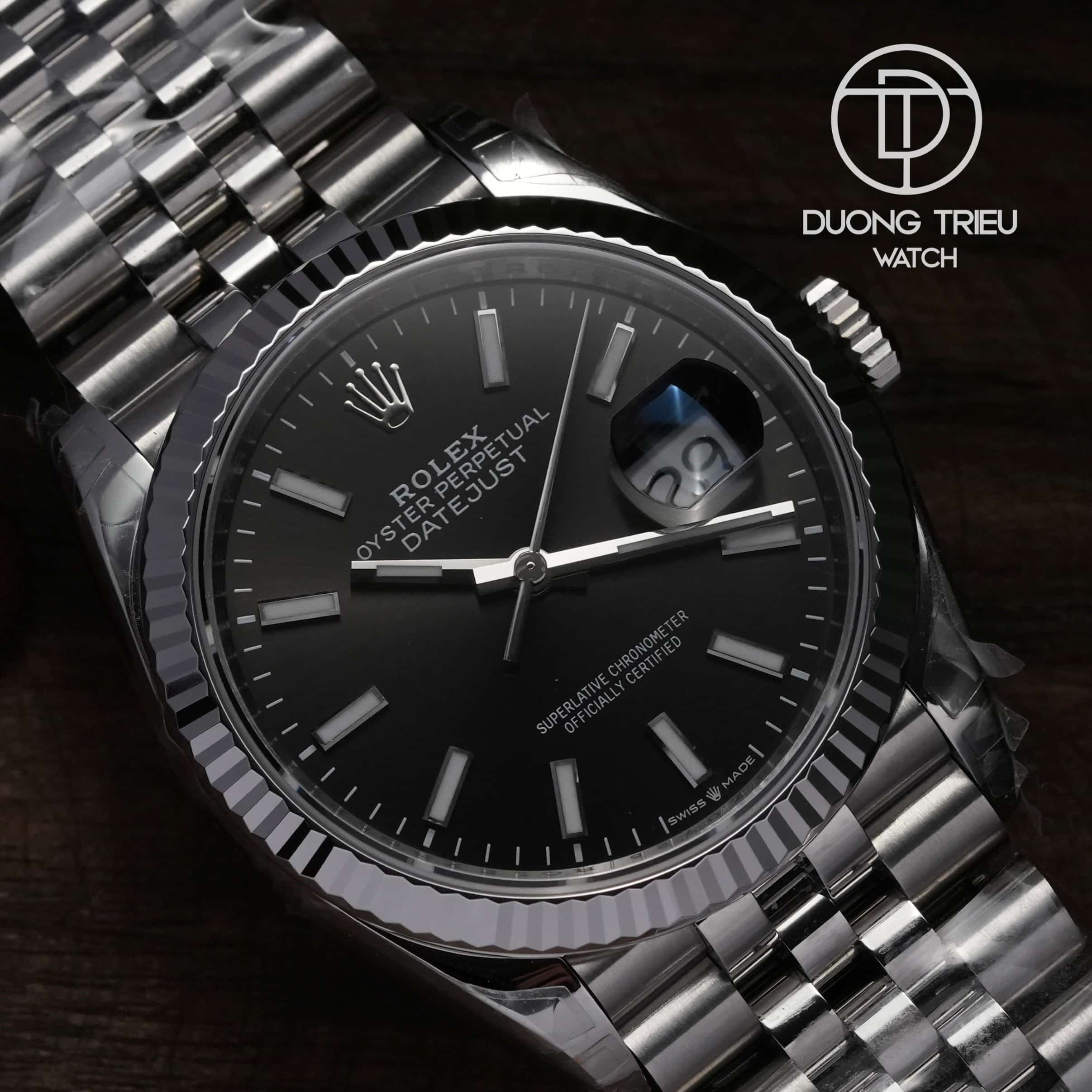 Đồng Hồ Rolex Datejust 36mm 116234 Mặt Số Đen Cọc Số Dạ Quang 12 Đồng Hồ Rolex Datejust 36mm 116234 Mặt Số Đen Cọc Số Dạ Quang