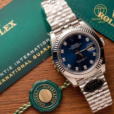 Đồng Hồ Rolex Datejust Dial Blue 41mm 126234 Clean Factory Custom Top Quality 1:1 New 2023