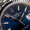 Đồng Hồ Rolex Datejust Dial Xanh Blue Cọc Số Dạ Quang 36mm 126234 Vs Factory Custom Top Quality 1:1 New 2023