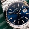 Đồng Hồ Rolex Datejust Dial Xanh Blue Cọc Số Dạ Quang 36mm 126234 Vs Factory Custom Top Quality 1:1 New 2023