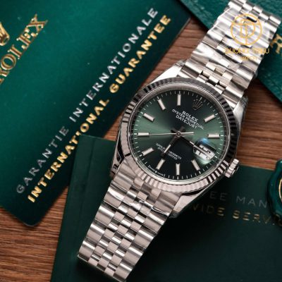 Đồng Hồ Rolex Datejust Dial Xanh Green 36mm 126234 Vs Factory Custom Top Quality 1:1 New 2023