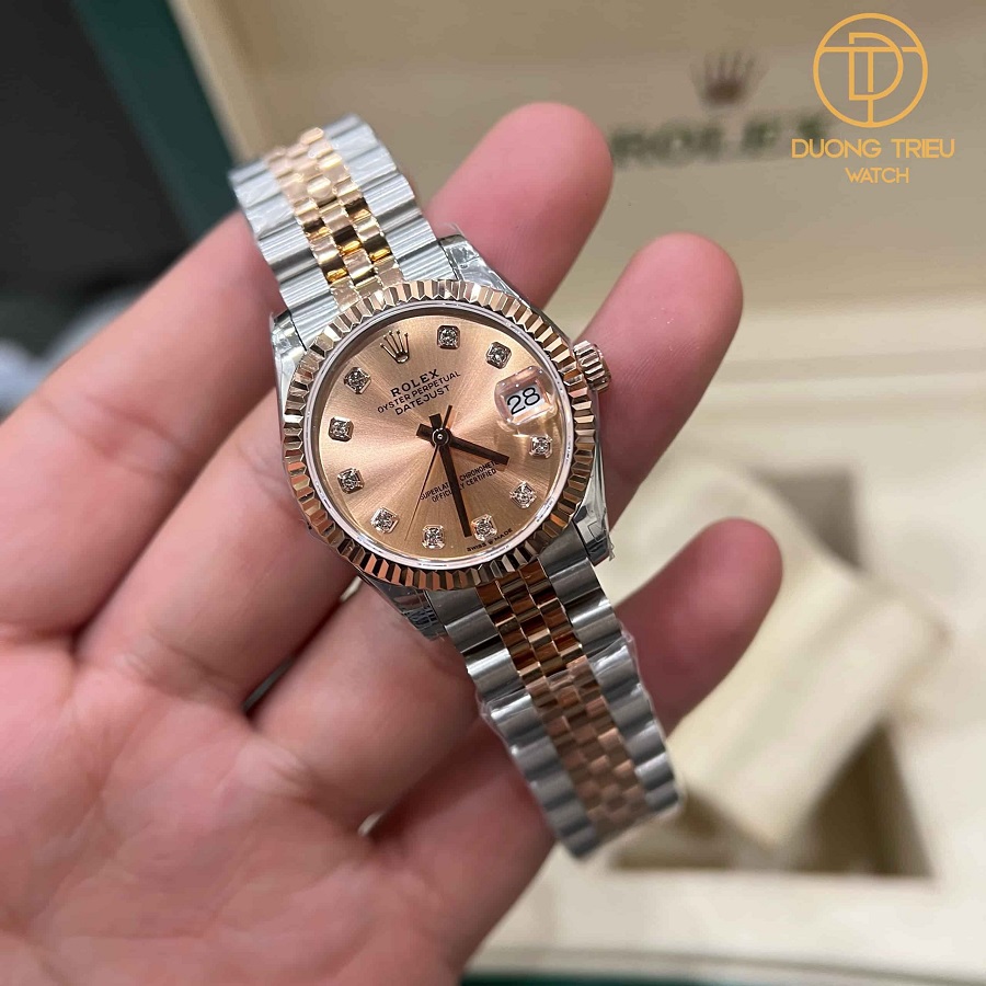 Top 10 mẫu đồng hồ Rolex vàng hồng Rep 1 1 hot nhất - hình 1