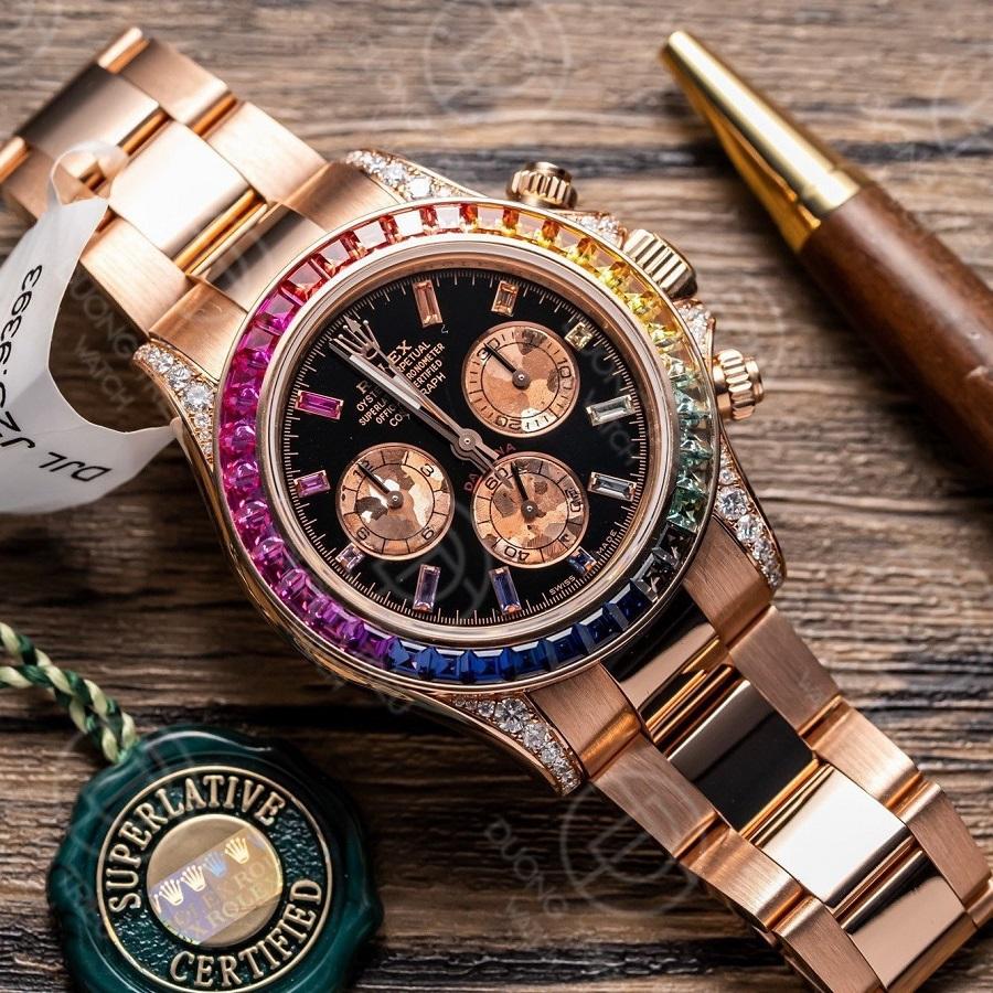 Top 10 mẫu đồng hồ Rolex vàng hồng Rep 1 1 hot nhất - hình 2