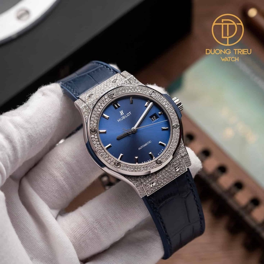 Top 10+ đồng hồ Hublot đính kim cương nam nữ Rep 1 1 bán chạy - ảnh 6