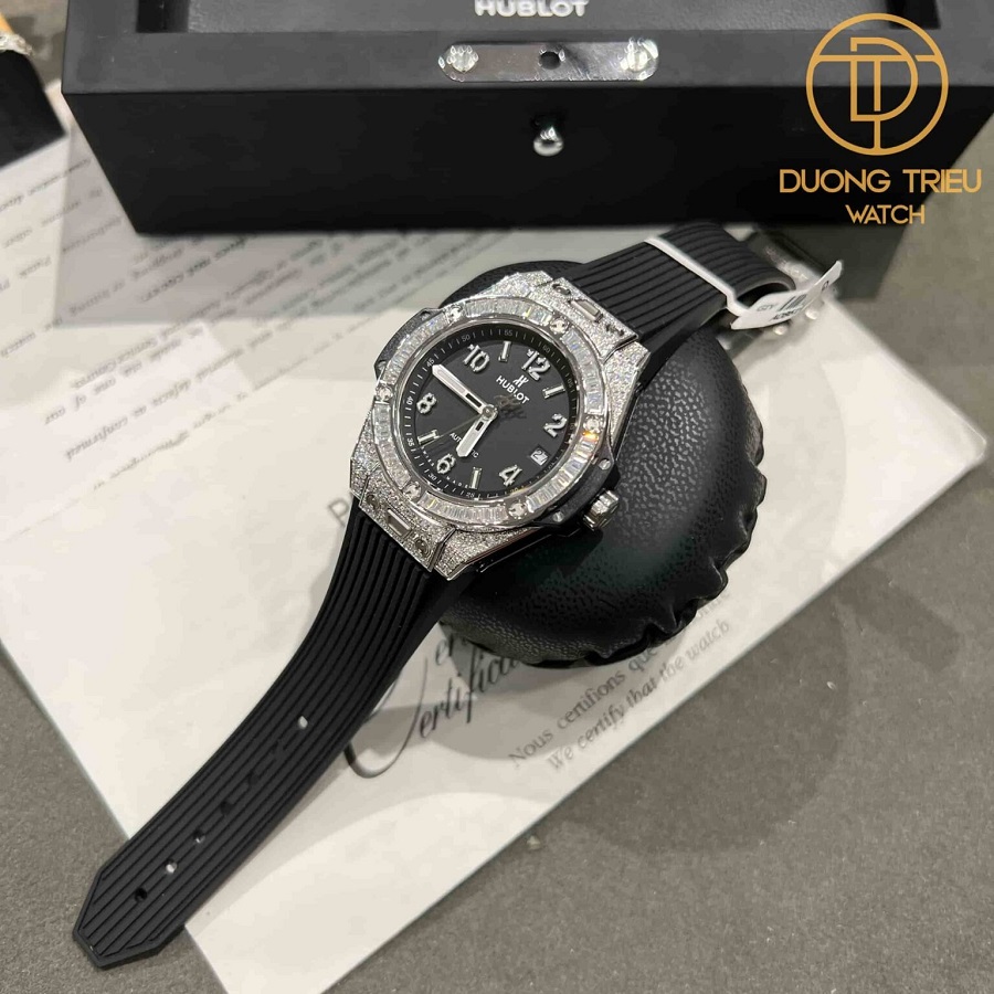 Top 10+ đồng hồ Hublot đính kim cương nam nữ Rep 1 1 bán chạy - ảnh 8