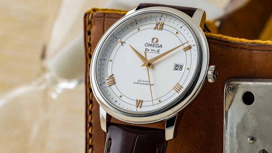 review dong ho omega deville co-axial chronometer day du